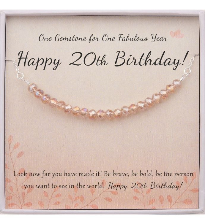 Happy 18th Birthday Card And Sterling Silver Necklace Jewelry Gift Set